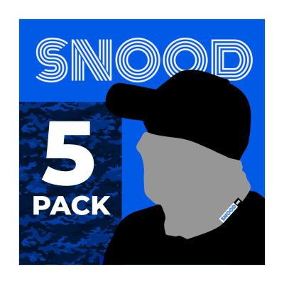 5 Pack Mixed Camo Snood