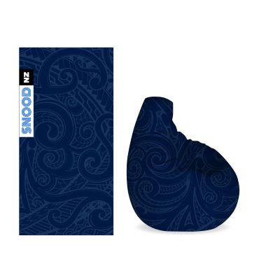 Blue Koru Bean Bag Cover