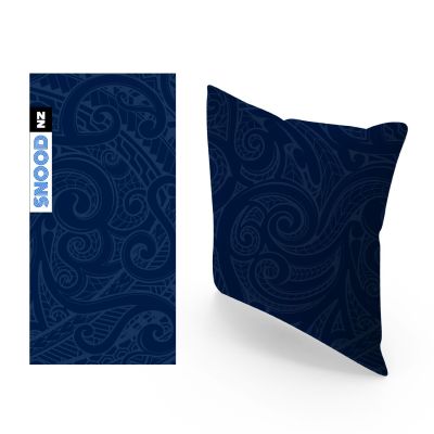 Blue Koru Cushion Cover