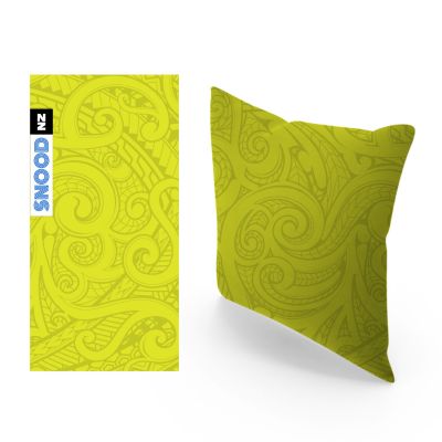 Lime Koru Cushion Cover